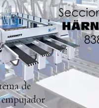 Seccionadora HÄRNNETT 838H – doble empujador