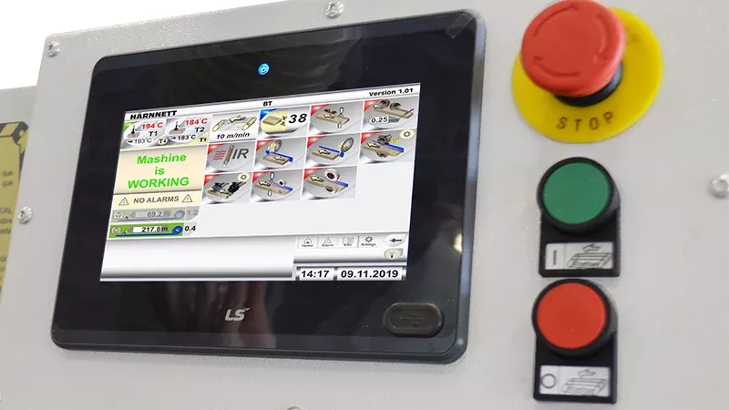 harnnett serie b touchscreen