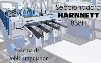 Seccionadora HÄRNNETT 838H – doble empujador